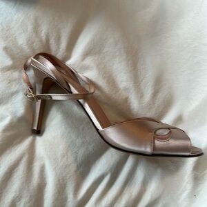J.Crew Collection| heeled satin sandal